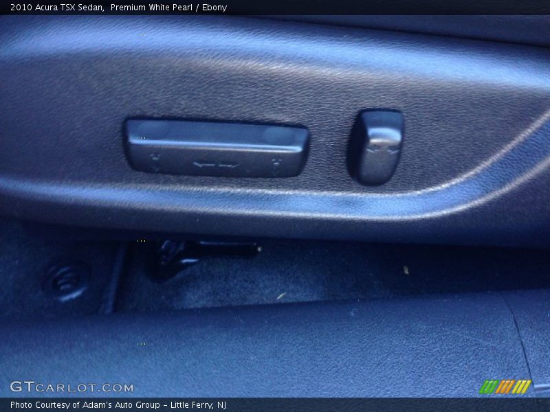 Premium White Pearl / Ebony 2010 Acura TSX Sedan