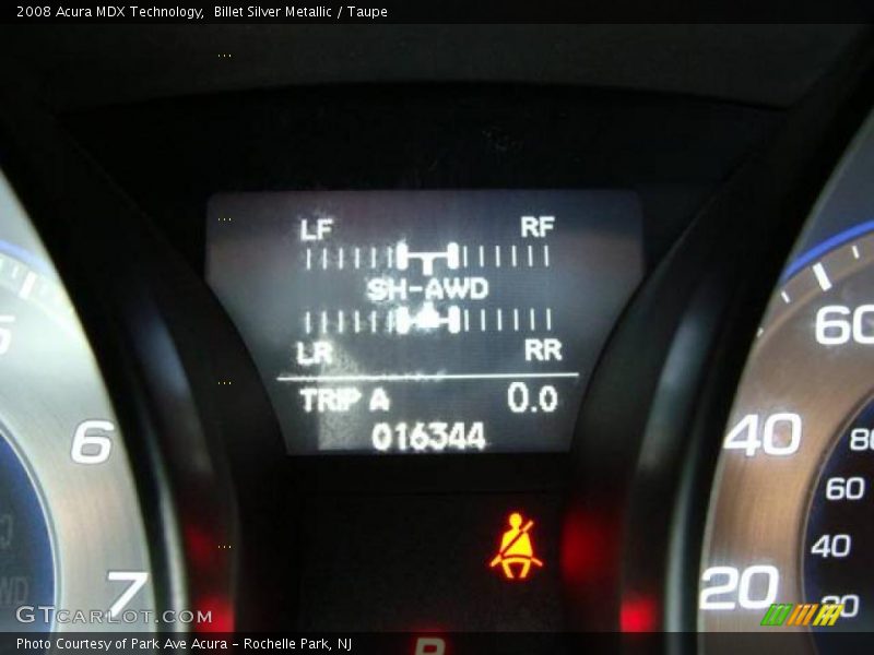 Billet Silver Metallic / Taupe 2008 Acura MDX Technology