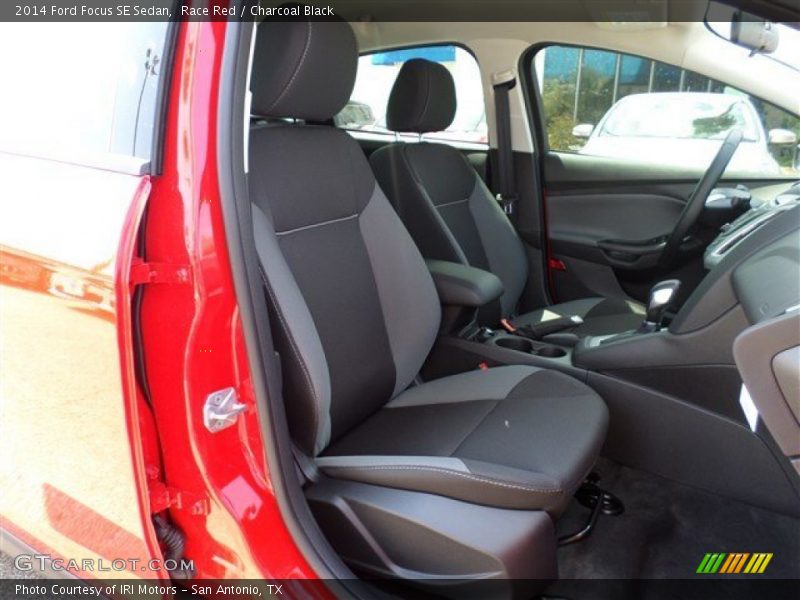 Race Red / Charcoal Black 2014 Ford Focus SE Sedan