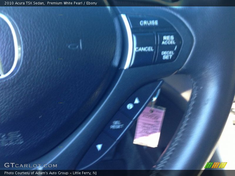 Premium White Pearl / Ebony 2010 Acura TSX Sedan