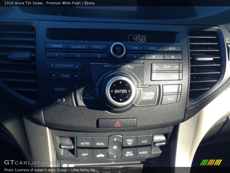 Premium White Pearl / Ebony 2010 Acura TSX Sedan