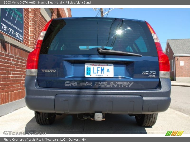 Nautic Blue Metallic / Beige/Light Sand 2003 Volvo XC70 AWD