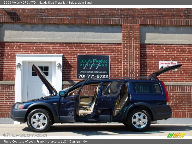 Nautic Blue Metallic / Beige/Light Sand 2003 Volvo XC70 AWD