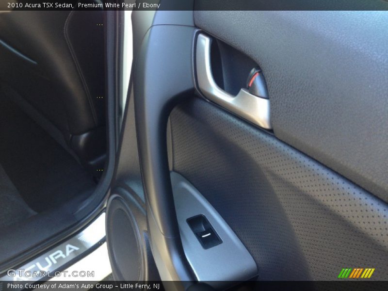 Premium White Pearl / Ebony 2010 Acura TSX Sedan