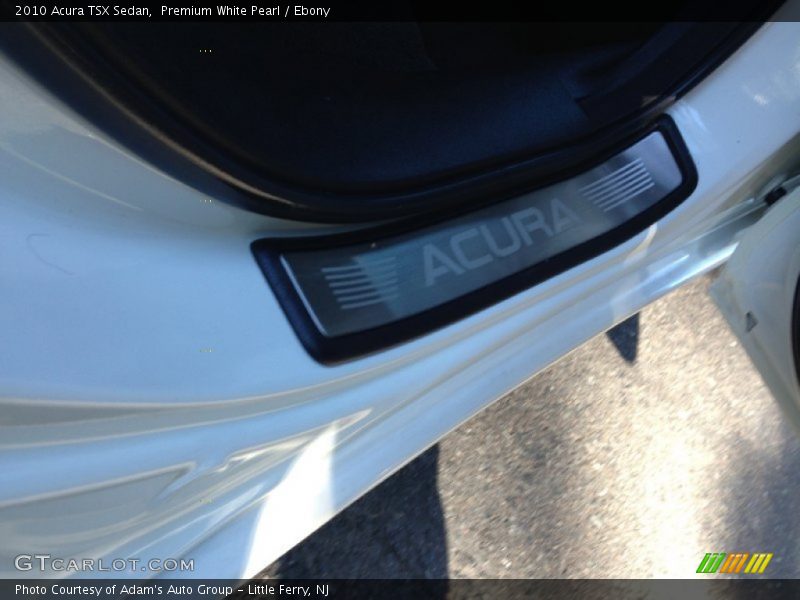 Premium White Pearl / Ebony 2010 Acura TSX Sedan