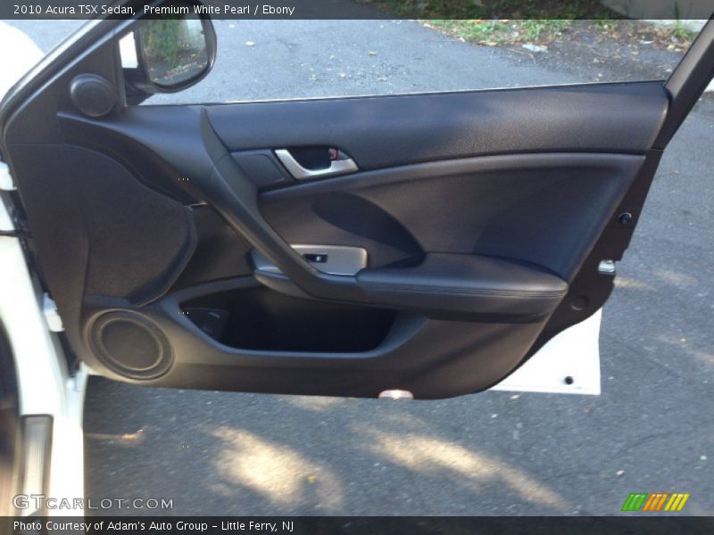 Premium White Pearl / Ebony 2010 Acura TSX Sedan