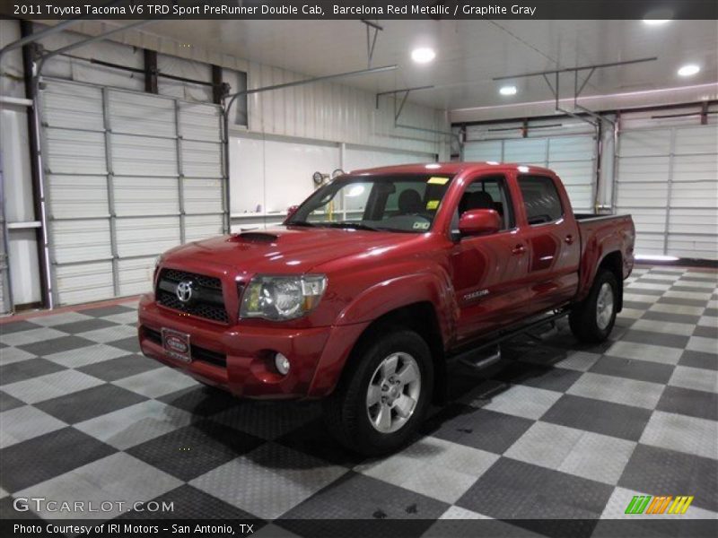 Barcelona Red Metallic / Graphite Gray 2011 Toyota Tacoma V6 TRD Sport PreRunner Double Cab