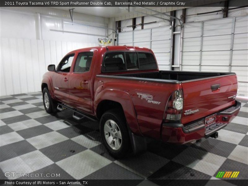 Barcelona Red Metallic / Graphite Gray 2011 Toyota Tacoma V6 TRD Sport PreRunner Double Cab