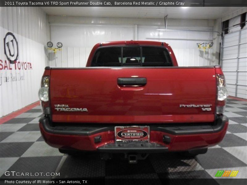 Barcelona Red Metallic / Graphite Gray 2011 Toyota Tacoma V6 TRD Sport PreRunner Double Cab
