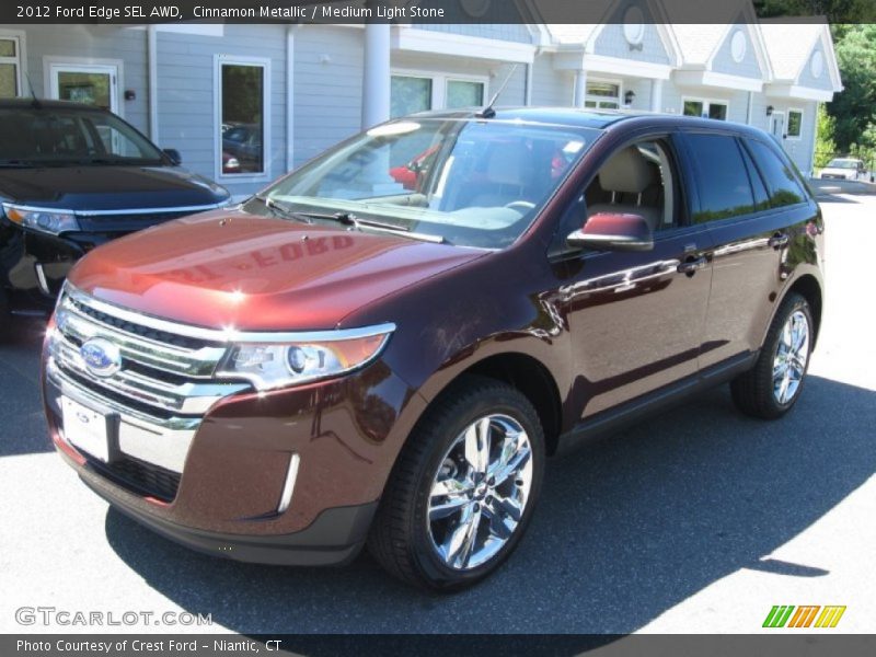 Cinnamon Metallic / Medium Light Stone 2012 Ford Edge SEL AWD