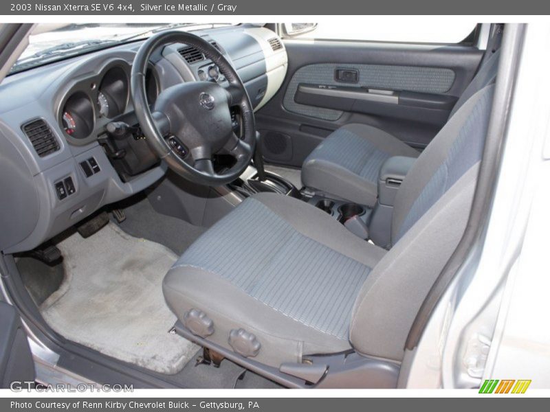 Silver Ice Metallic / Gray 2003 Nissan Xterra SE V6 4x4