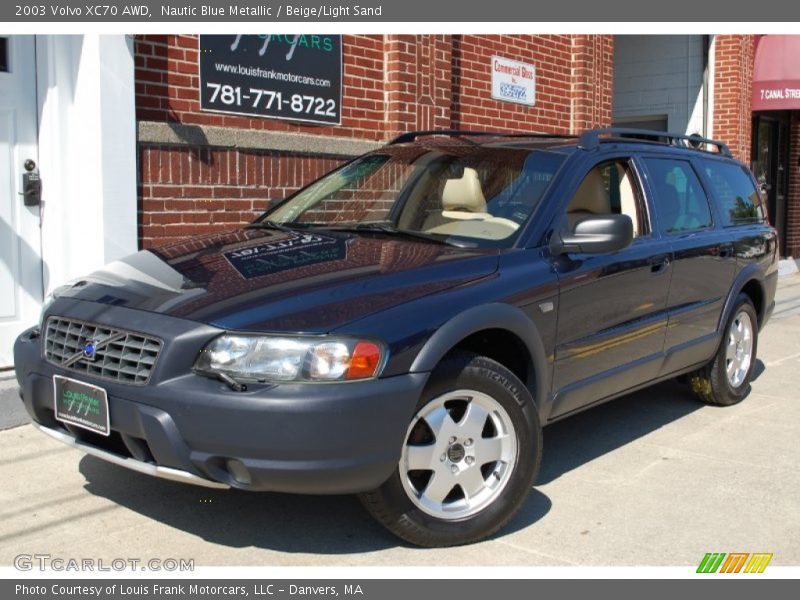 Nautic Blue Metallic / Beige/Light Sand 2003 Volvo XC70 AWD