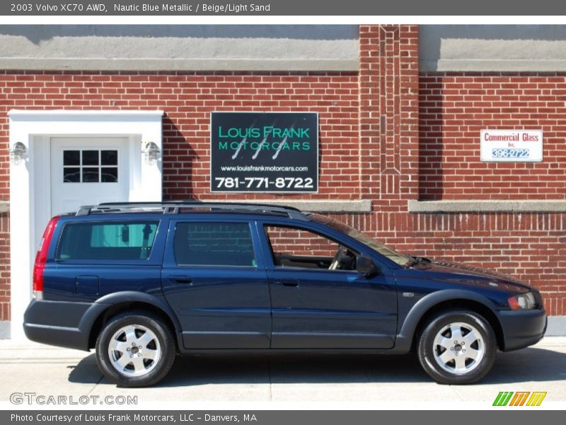 Nautic Blue Metallic / Beige/Light Sand 2003 Volvo XC70 AWD