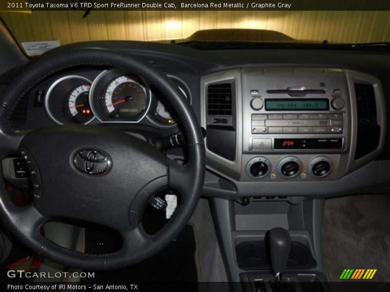 Barcelona Red Metallic / Graphite Gray 2011 Toyota Tacoma V6 TRD Sport PreRunner Double Cab