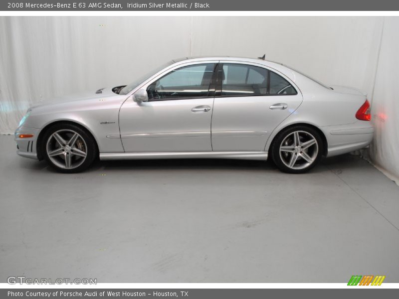 Iridium Silver Metallic / Black 2008 Mercedes-Benz E 63 AMG Sedan