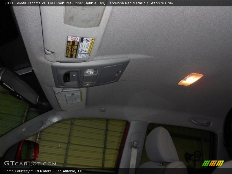 Barcelona Red Metallic / Graphite Gray 2011 Toyota Tacoma V6 TRD Sport PreRunner Double Cab
