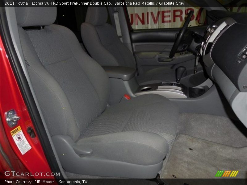 Barcelona Red Metallic / Graphite Gray 2011 Toyota Tacoma V6 TRD Sport PreRunner Double Cab