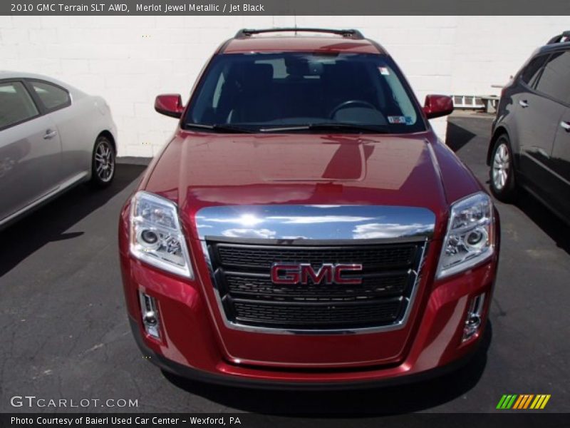 Merlot Jewel Metallic / Jet Black 2010 GMC Terrain SLT AWD