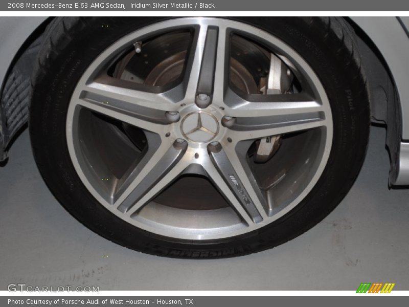 Iridium Silver Metallic / Black 2008 Mercedes-Benz E 63 AMG Sedan