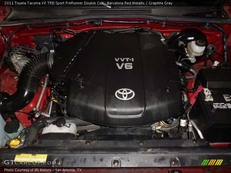 Barcelona Red Metallic / Graphite Gray 2011 Toyota Tacoma V6 TRD Sport PreRunner Double Cab