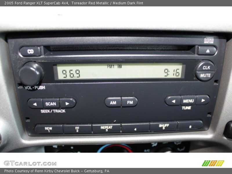 Toreador Red Metallic / Medium Dark Flint 2005 Ford Ranger XLT SuperCab 4x4