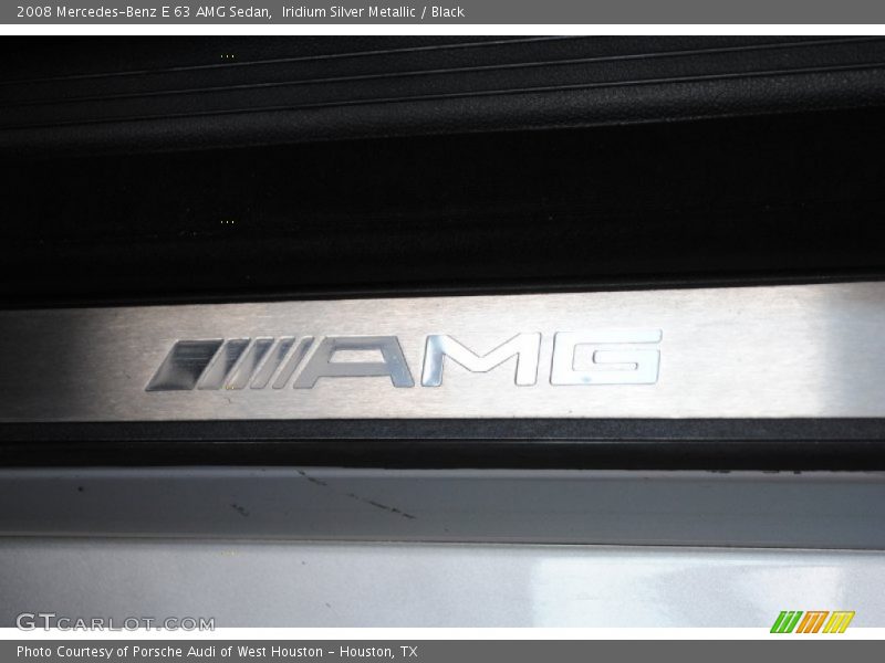 Iridium Silver Metallic / Black 2008 Mercedes-Benz E 63 AMG Sedan