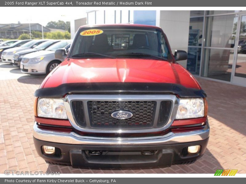 Toreador Red Metallic / Medium Dark Flint 2005 Ford Ranger XLT SuperCab 4x4