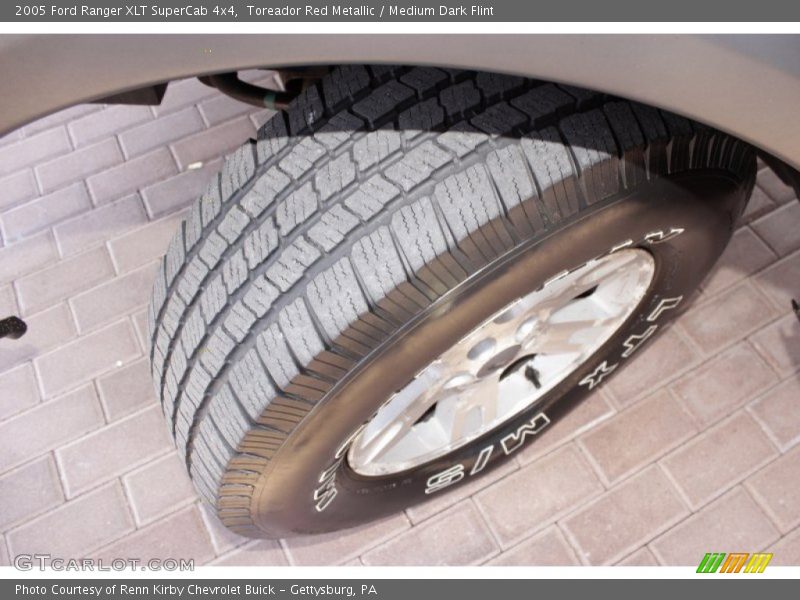 Toreador Red Metallic / Medium Dark Flint 2005 Ford Ranger XLT SuperCab 4x4
