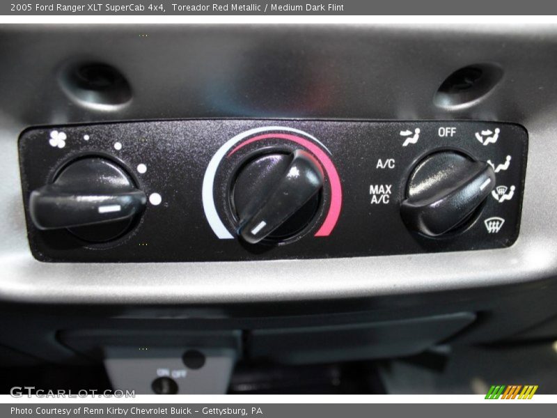 Toreador Red Metallic / Medium Dark Flint 2005 Ford Ranger XLT SuperCab 4x4