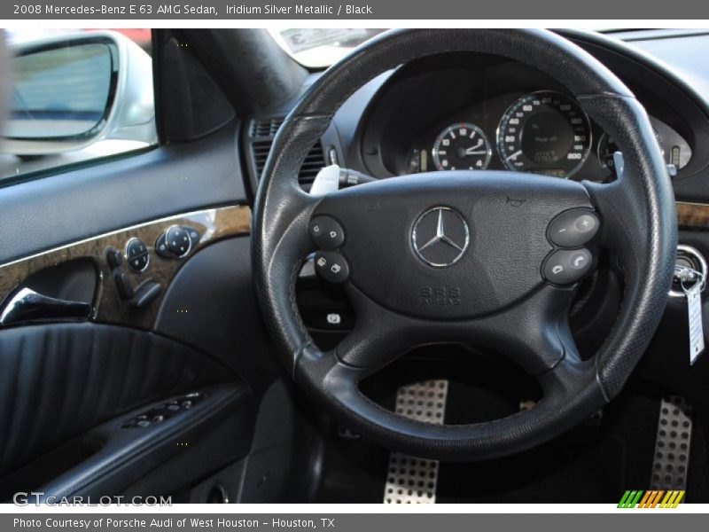 Iridium Silver Metallic / Black 2008 Mercedes-Benz E 63 AMG Sedan