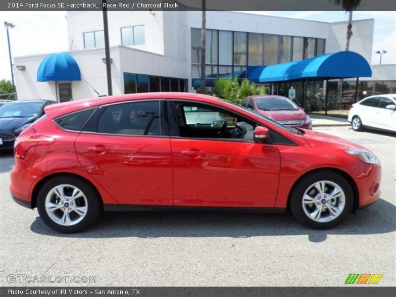 Race Red / Charcoal Black 2014 Ford Focus SE Hatchback