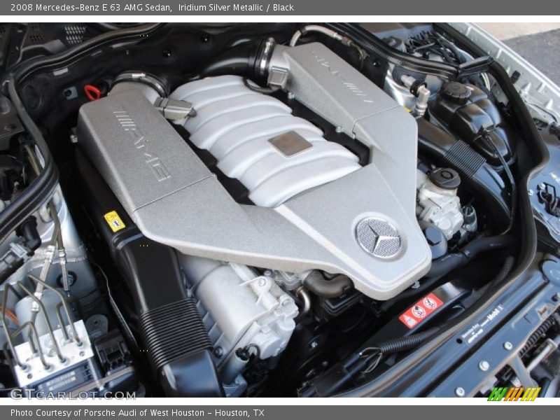 Iridium Silver Metallic / Black 2008 Mercedes-Benz E 63 AMG Sedan