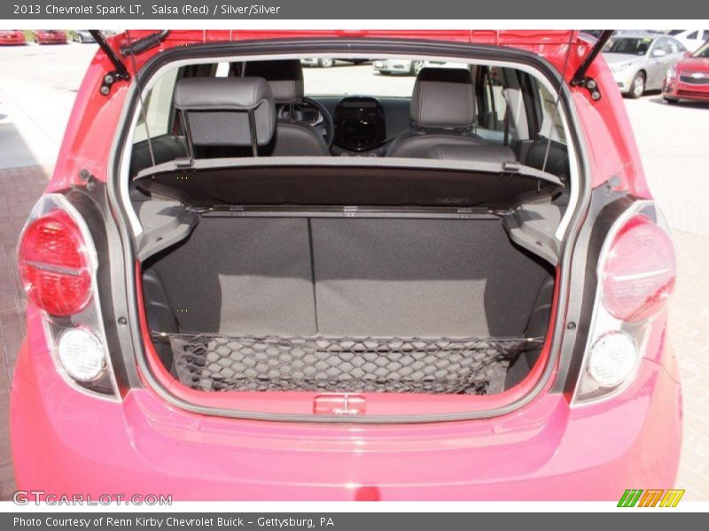 Salsa (Red) / Silver/Silver 2013 Chevrolet Spark LT