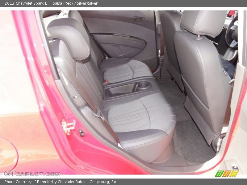 Salsa (Red) / Silver/Silver 2013 Chevrolet Spark LT