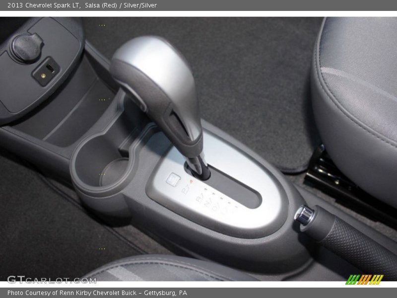 Salsa (Red) / Silver/Silver 2013 Chevrolet Spark LT