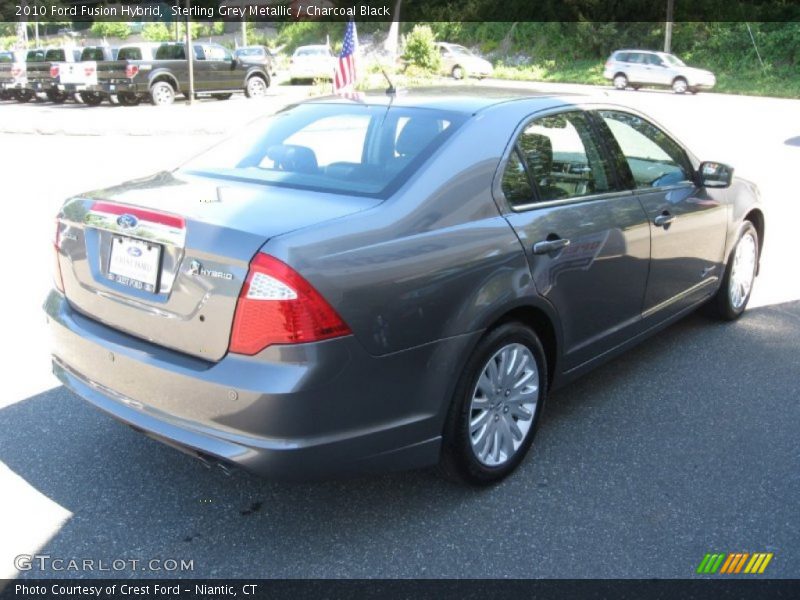 Sterling Grey Metallic / Charcoal Black 2010 Ford Fusion Hybrid