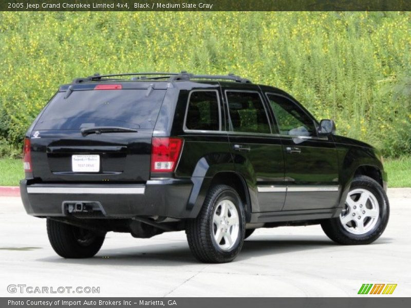 Black / Medium Slate Gray 2005 Jeep Grand Cherokee Limited 4x4