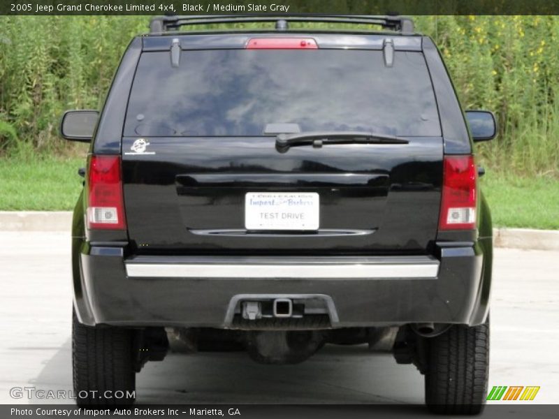 Black / Medium Slate Gray 2005 Jeep Grand Cherokee Limited 4x4
