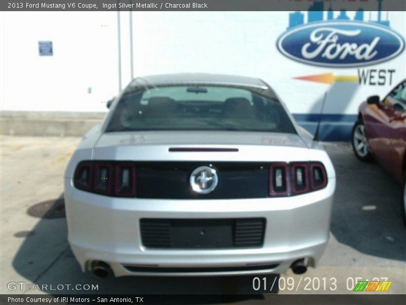 Ingot Silver Metallic / Charcoal Black 2013 Ford Mustang V6 Coupe