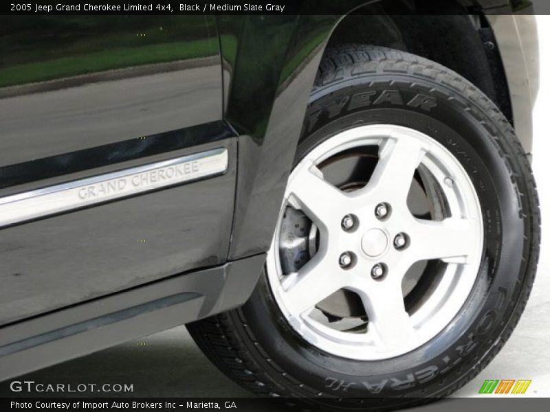 Black / Medium Slate Gray 2005 Jeep Grand Cherokee Limited 4x4
