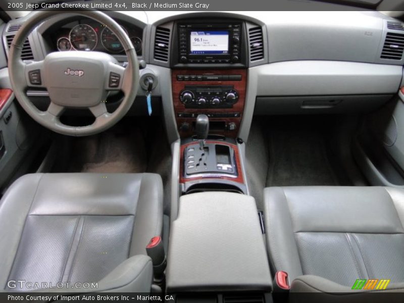 Black / Medium Slate Gray 2005 Jeep Grand Cherokee Limited 4x4