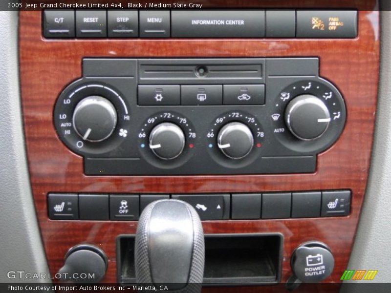 Black / Medium Slate Gray 2005 Jeep Grand Cherokee Limited 4x4