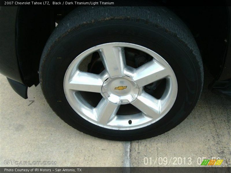 Black / Dark Titanium/Light Titanium 2007 Chevrolet Tahoe LTZ