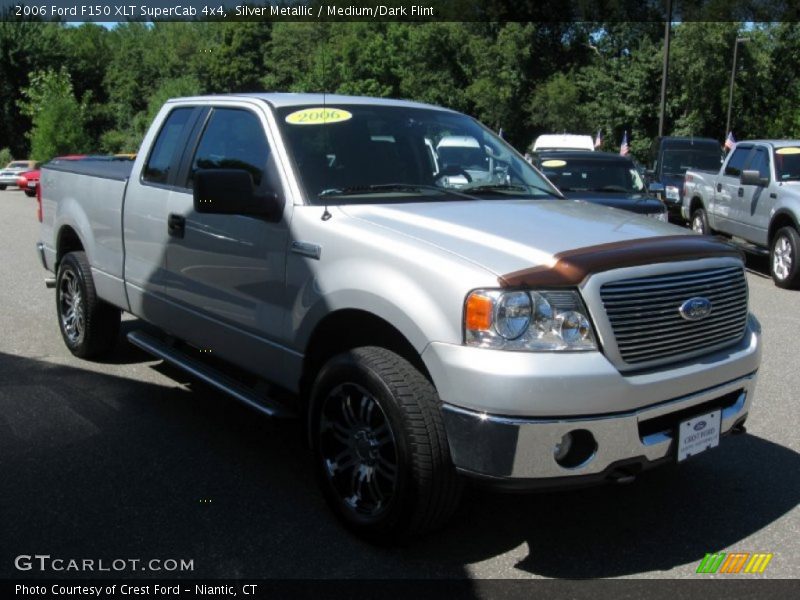 Silver Metallic / Medium/Dark Flint 2006 Ford F150 XLT SuperCab 4x4