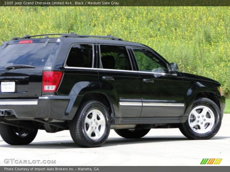 Black / Medium Slate Gray 2005 Jeep Grand Cherokee Limited 4x4