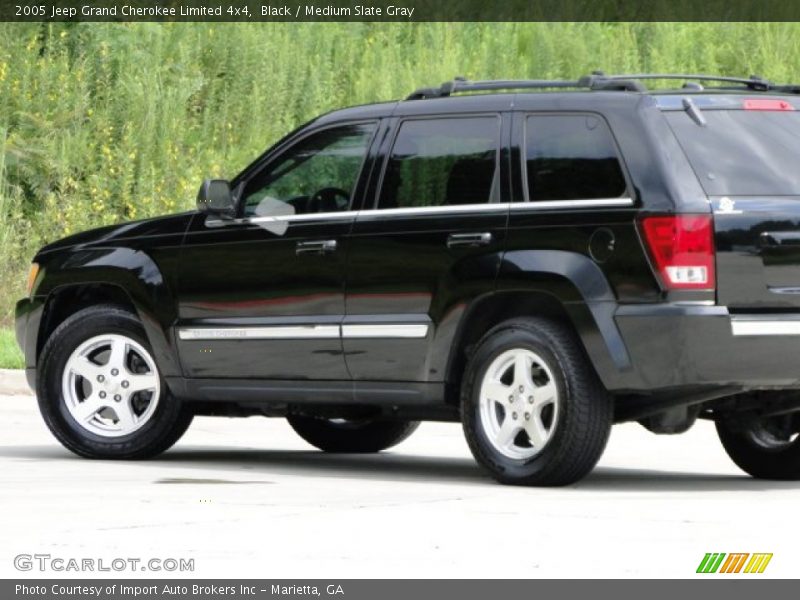 Black / Medium Slate Gray 2005 Jeep Grand Cherokee Limited 4x4