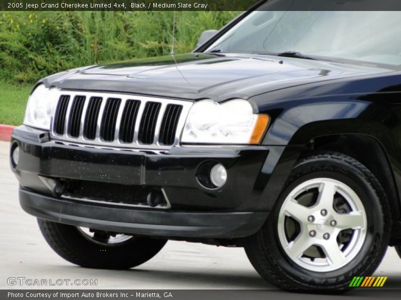 Black / Medium Slate Gray 2005 Jeep Grand Cherokee Limited 4x4