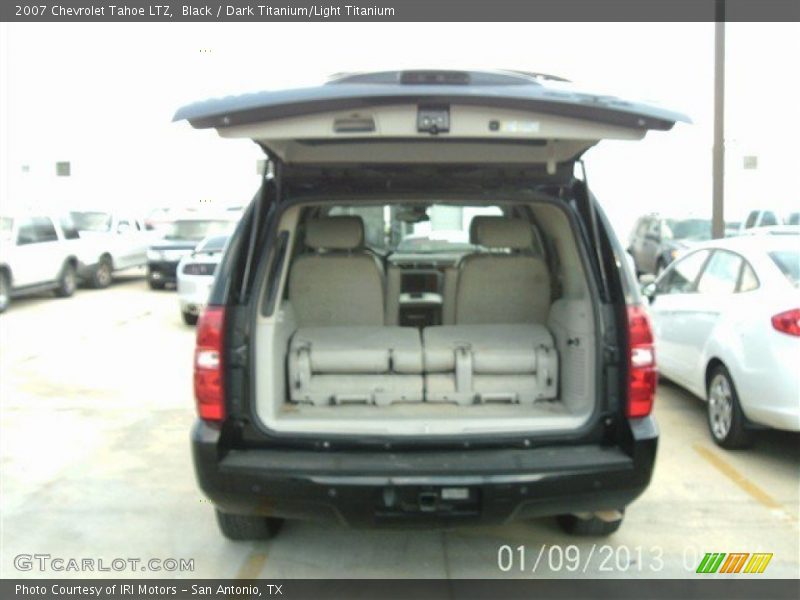 Black / Dark Titanium/Light Titanium 2007 Chevrolet Tahoe LTZ