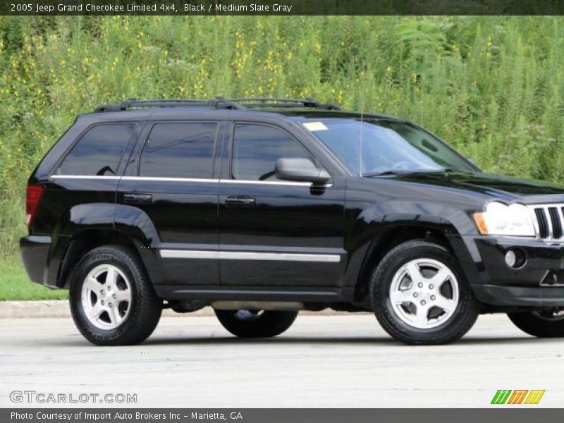 Black / Medium Slate Gray 2005 Jeep Grand Cherokee Limited 4x4