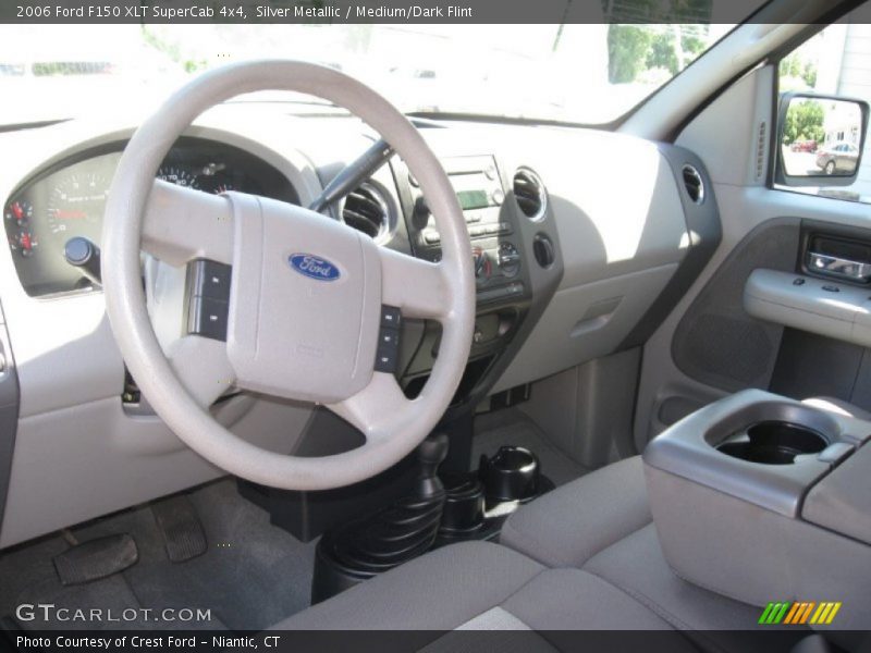 Silver Metallic / Medium/Dark Flint 2006 Ford F150 XLT SuperCab 4x4